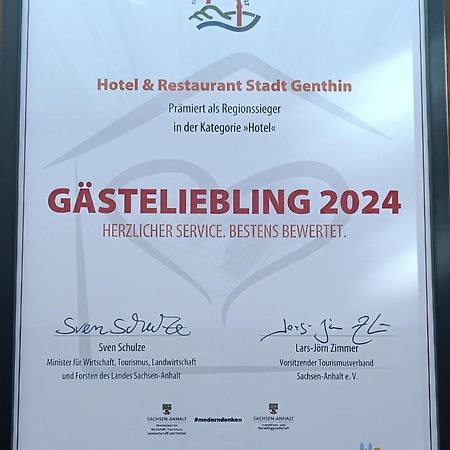 Hotel & Restaurant Stadt Genthin ภายนอก รูปภาพ